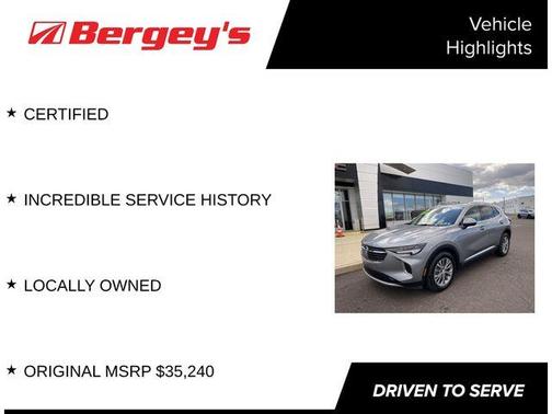 Moonstone Gray Metallic 2023 Buick Envision Preferred