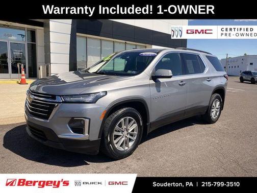 Sterling Gray Metallic 2023 Chevrolet Traverse LT Cloth