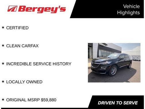 Ebony Twilight Metallic 2022 Buick Enclave Avenir