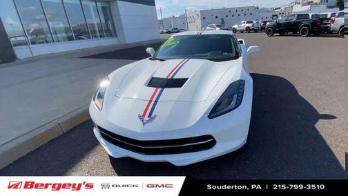 Arctic White 2019 Chevrolet Corvette Stingray
