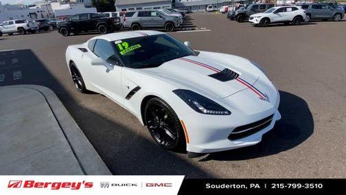 Arctic White 2019 Chevrolet Corvette Stingray