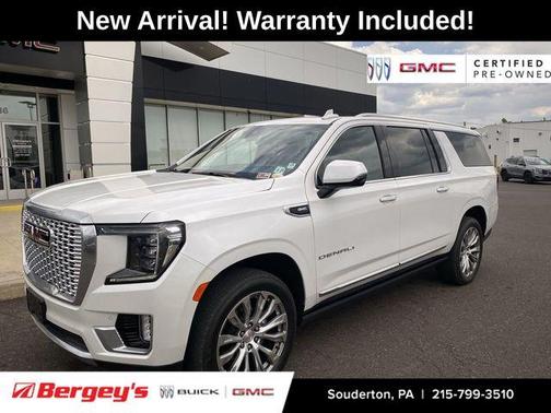 White Frost Tri-Coat 2022 GMC Yukon XL Denali