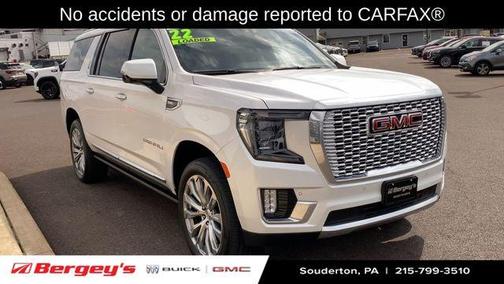 White Frost Tri-Coat 2022 GMC Yukon XL Denali