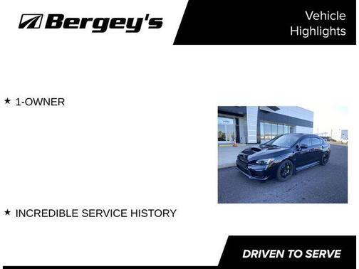 Crystal Black Silica 2019 Subaru WRX STI Limited w/ Lip