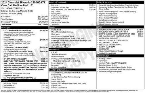 2024 Chevrolet Silverado 2500 LTZ