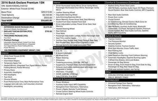 2016 Buick Enclave Premium