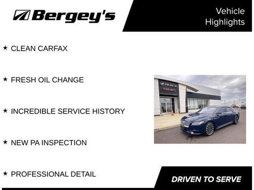 2018 Lincoln Continental Black Label