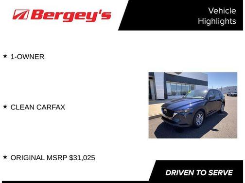 Deep Crystal Blue Mica 2022 Mazda CX-5 2.5 S Preferred Package