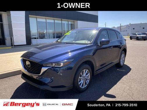 Deep Crystal Blue Mica 2022 Mazda CX-5 2.5 S Preferred Package
