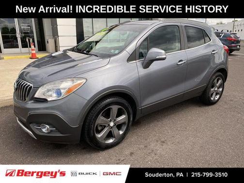 Satin Steel Gray Metallic 2014 Buick Encore Leather