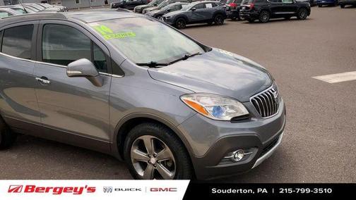 Satin Steel Gray Metallic 2014 Buick Encore Leather