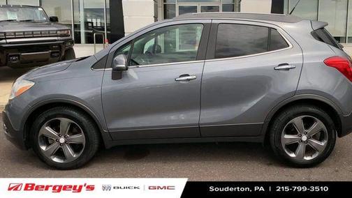 Satin Steel Gray Metallic 2014 Buick Encore Leather