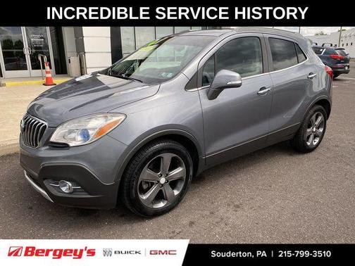 Satin Steel Gray Metallic 2014 Buick Encore Leather