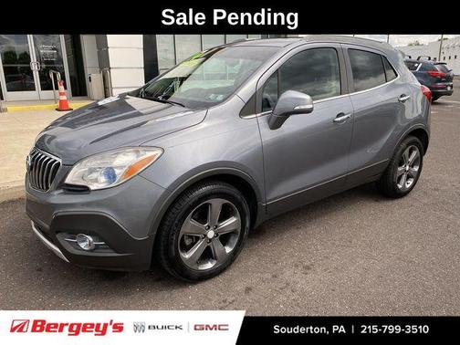 Satin Steel Gray Metallic 2014 Buick Encore Leather