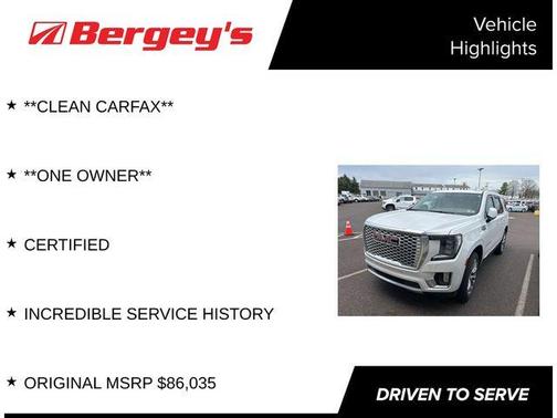 White Frost Tri-Coat 2023 GMC Yukon Denali