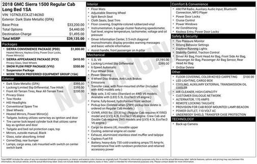 2018 GMC Sierra 1500 Base