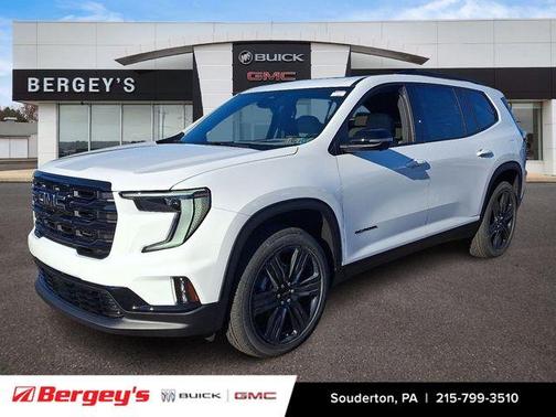 Summit White 2026 GMC Acadia Elevation