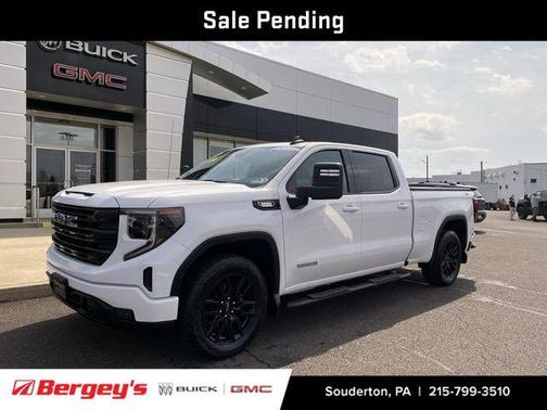 Summit White 2023 GMC Sierra 1500 Elevation