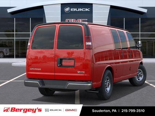 Cardinal Red 2026 GMC Savana 3500 Work Van