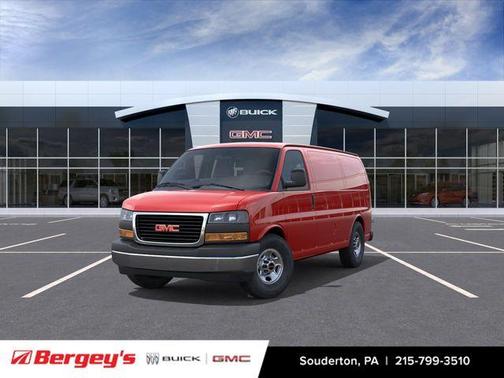 Cardinal Red 2026 GMC Savana 3500 Work Van