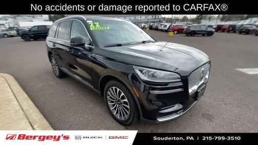 Infinite Black Metallic 2022 Lincoln Aviator Standard AWD