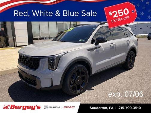 Wolf Gray 2024 Kia Sorento X-Line EX