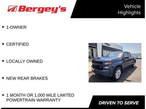 Northsky Blue Metallic 2022 Chevrolet Silverado 1500 Limited Custom