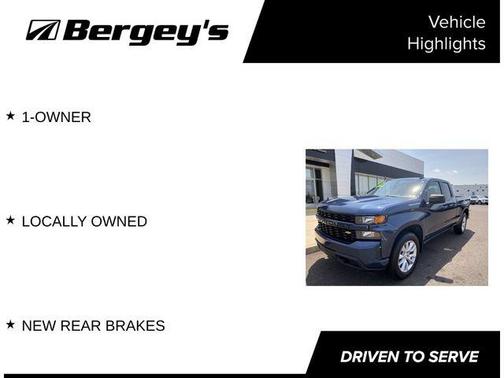 Northsky Blue Metallic 2022 Chevrolet Silverado 1500 Limited Custom