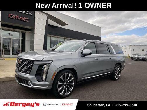 Silver Metallic 2025 Cadillac Escalade ESV Premium Luxury