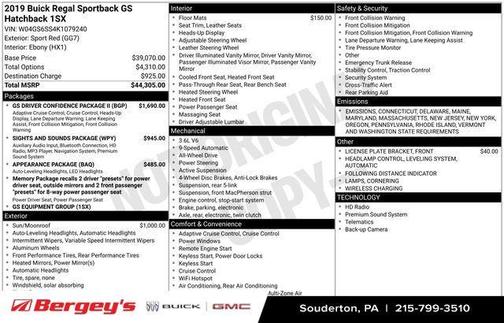 2019 Buick Regal Sportback GS
