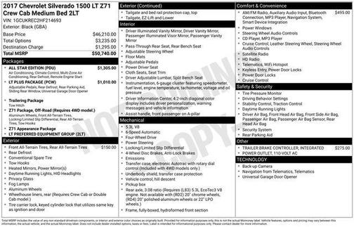 2017 Chevrolet Silverado 1500 LT