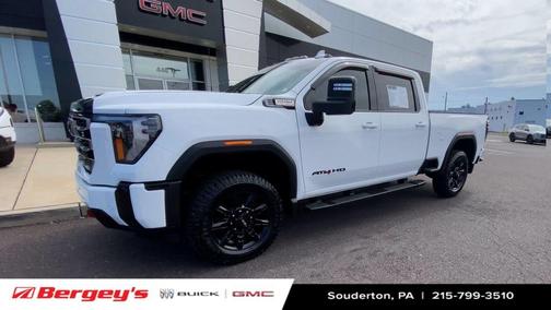 Summit White 2025 GMC Sierra 2500 AT4