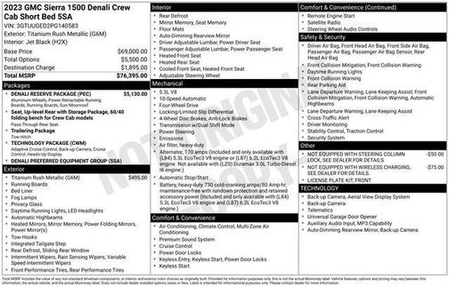 2023 GMC Sierra 1500 Denali