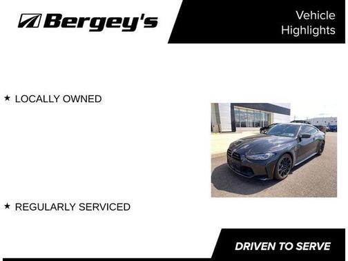 Black Sapphire Metallic 2022 BMW M4 Competition xDrive