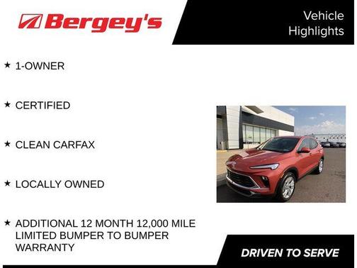 Sunrise Red Metallic 2024 Buick Encore GX Preferred