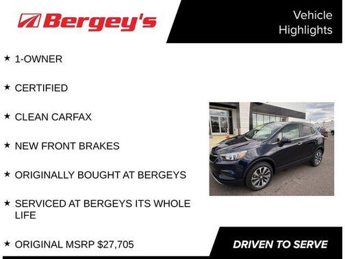 Dark Moon Blue Metallic 2022 Buick Encore Preferred