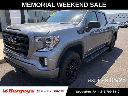 Satin Steel Metallic 2021 GMC Sierra 1500 Elevation
