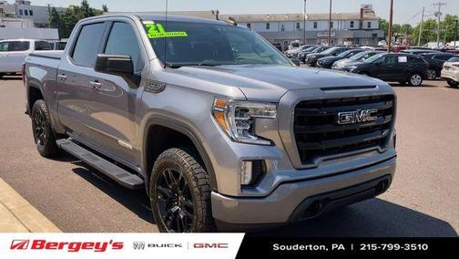 Satin Steel Metallic 2021 GMC Sierra 1500 Elevation