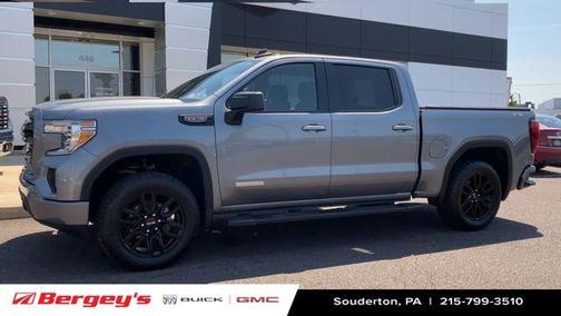 Satin Steel Metallic 2021 GMC Sierra 1500 Elevation