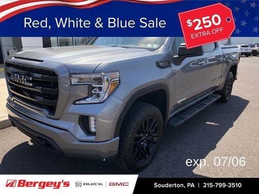 Satin Steel Metallic 2021 GMC Sierra 1500 Elevation