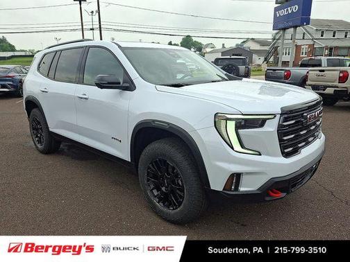 Glacier White 2026 GMC Acadia AT4
