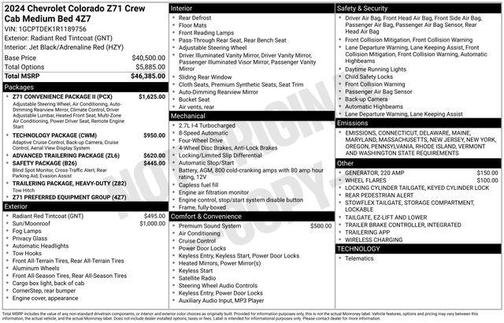 2024 Chevrolet Colorado Z71