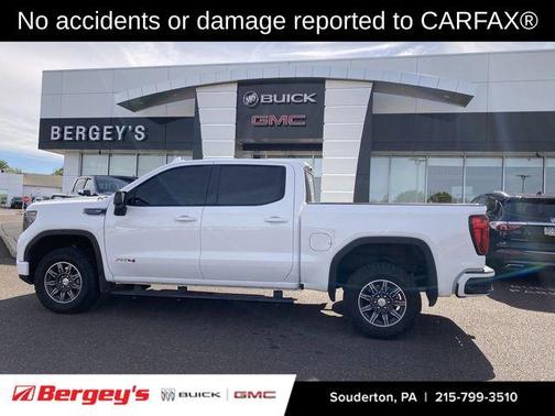 Summit White 2025 GMC Sierra 1500 AT4