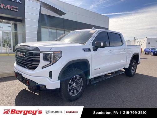Summit White 2025 GMC Sierra 1500 AT4