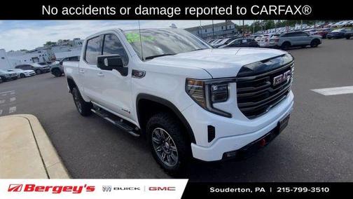 Summit White 2025 GMC Sierra 1500 AT4