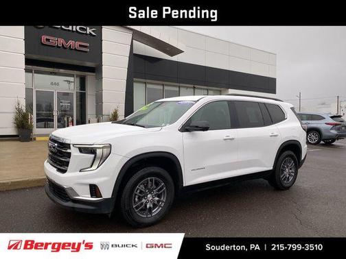 Summit White 2025 GMC Acadia Elevation