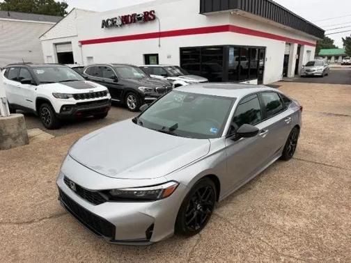 Solar Silver Metallic 2025 Honda Civic Sport