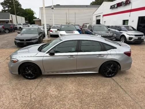 Solar Silver Metallic 2025 Honda Civic Sport