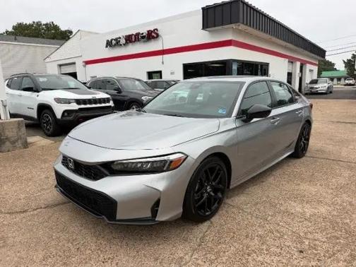 Solar Silver Metallic 2025 Honda Civic Sport