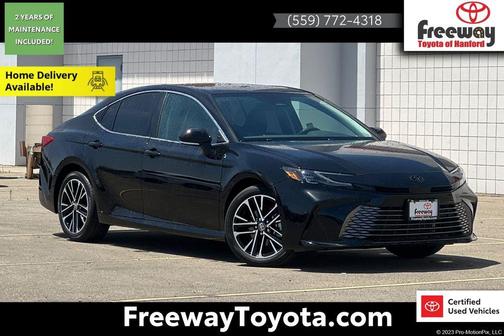 Midnight Black Metallic 2026 Toyota Camry XLE